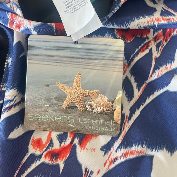 Women SEEKERS ESSENTIALS Australia NWT-One Piece Floral Bella Print Swim Suit-20 - Picture 8 of 8